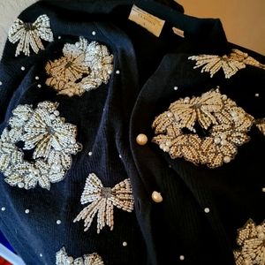 Vintage Marisa Christina Pearl Cardigan